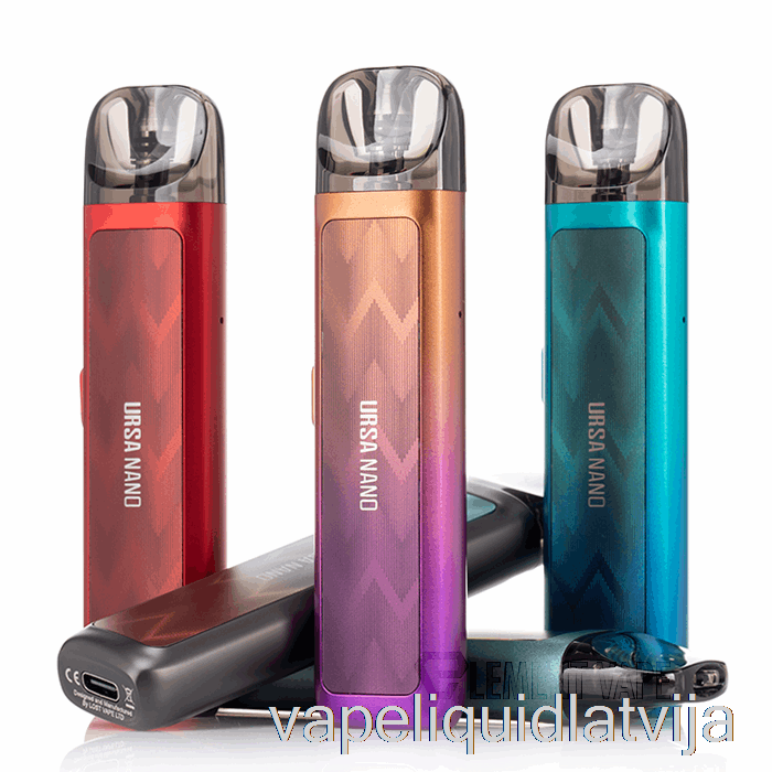 Pazudis Vape Ursa Nano Pod Komplekts Sakura Rozā Vape šķidrums